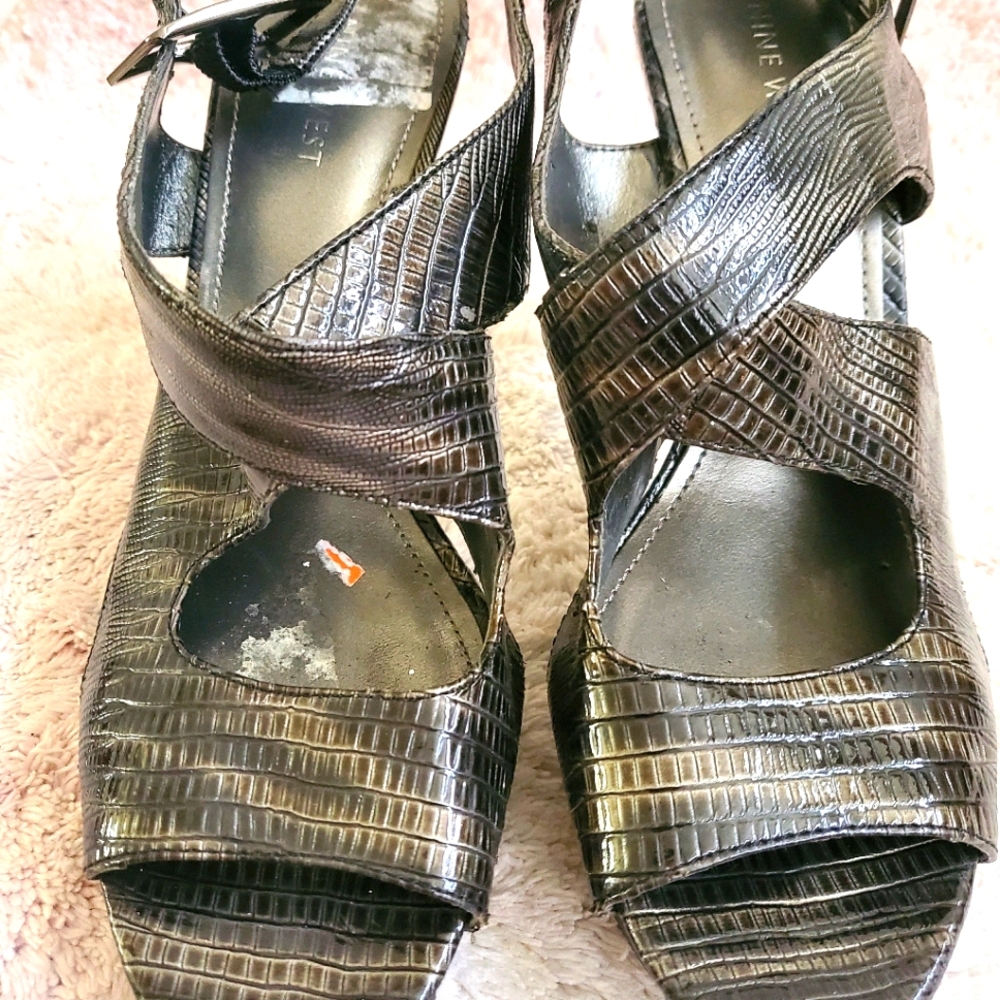 Nine west strappy heels